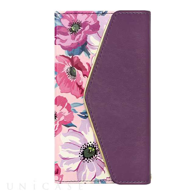 【アウトレット】【iPhoneXS/X ケース】Flower Series mirror case for iPhoneXS/X(Purple Anemone）