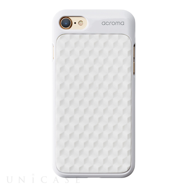 【アウトレット】【iPhoneSE(第3/2世代)/8/7 ケース】Texture case for iPhone7(Hexagon White)