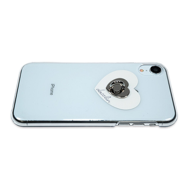 【iPhoneXR ケース】dazzlin クリアケース FUR (CREAM WHITE)サブ画像