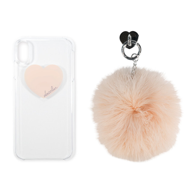 【iPhoneXS Max ケース】dazzlin クリアケース FUR (LATTE BEIGE)goods_nameサブ画像