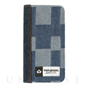 【iPhoneXS/X ケース】BOOK TYPE CASE (DENIM PACHWORK)