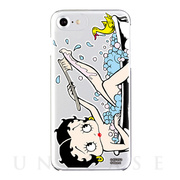 【iPhone8/7/6s/6 ケース】Betty Boop クリアケース (Bath time)