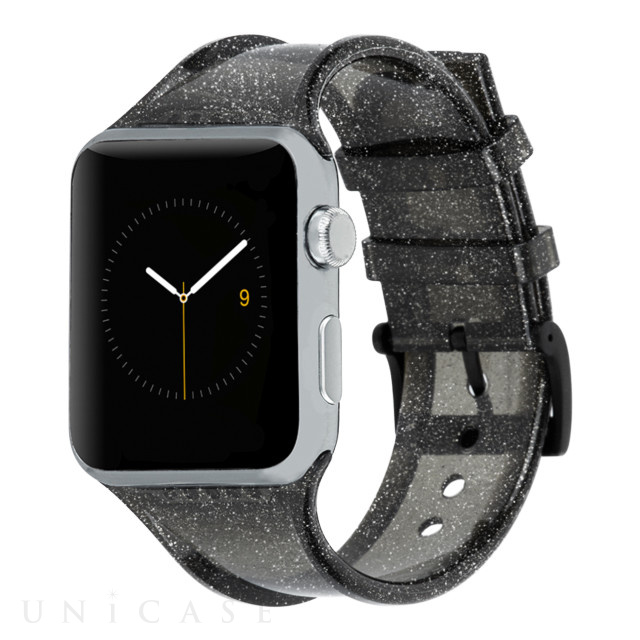 【Apple Watch バンド 45/44/42mm】Apple Watchband Sheer Glam (Noir) for Apple Watch SE(第2/1世代)/Series9/8/7/6/5/4/3/2/1