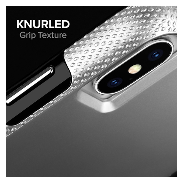 【iPhoneXS/X ケース】Tough Grip (Silver/Black)サブ画像