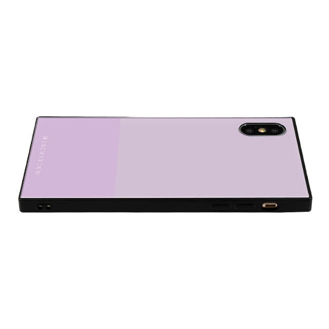 【iPhoneXS/X ケース】BI COLOR 背面型ガラスケース (LAVENDER)サブ画像