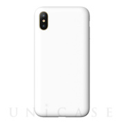 【iPhoneXS ケース】MYNUS iPhoneXS CASE (マットホワイト)