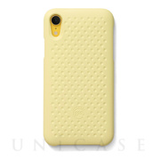 【iPhoneXR ケース】Haptic Case (Light Yellow)