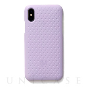 【iPhoneXS/X ケース】Haptic Case (Light Purple)