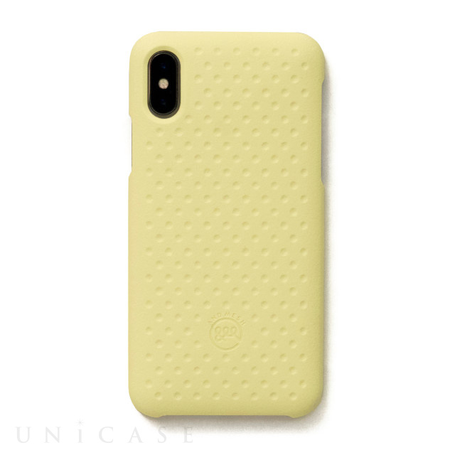 【iPhoneXS/X ケース】Haptic Case (Light Yellow)