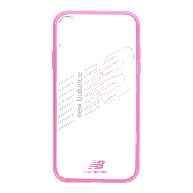 【iPhoneXS/X ケース】TPU＋PCハイブリッド クリアケース (ピンク)サブ画像