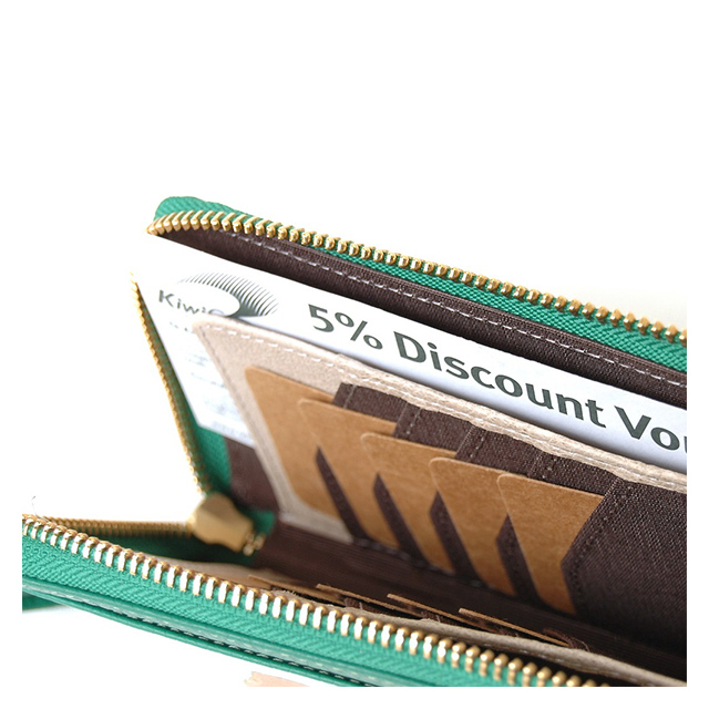 スマホが入る長財布 １万円札ジャストサイズ (グリーン)サブ画像