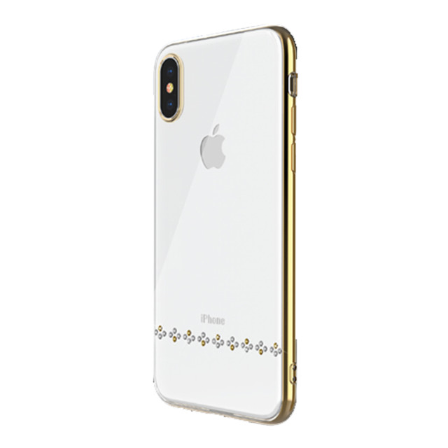 【iPhoneXS/X ケース】Crystal love Case (Gold)サブ画像