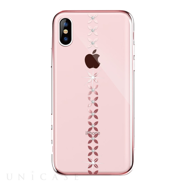 【iPhoneXS Max ケース】lucky star Crystal Case (Rose gold)