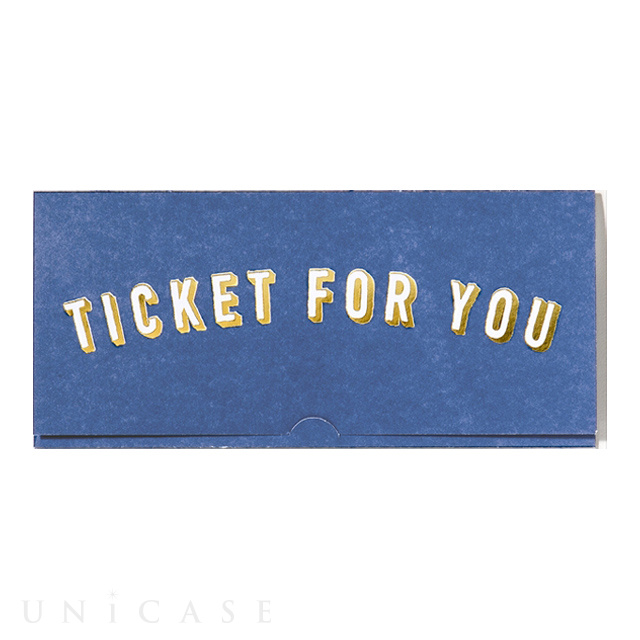 TICKET CARD (NAVY)