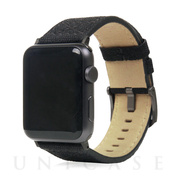 【Apple Watch バンド 44/42mm】Wax Canvas (ブラック) for Apple Watch Series4/3/2/1