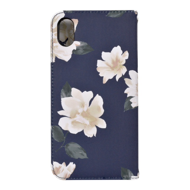 【iPhoneXR ケース】rienda 手帳ケース (全面/Lace Flower/ネイビー)goods_nameサブ画像