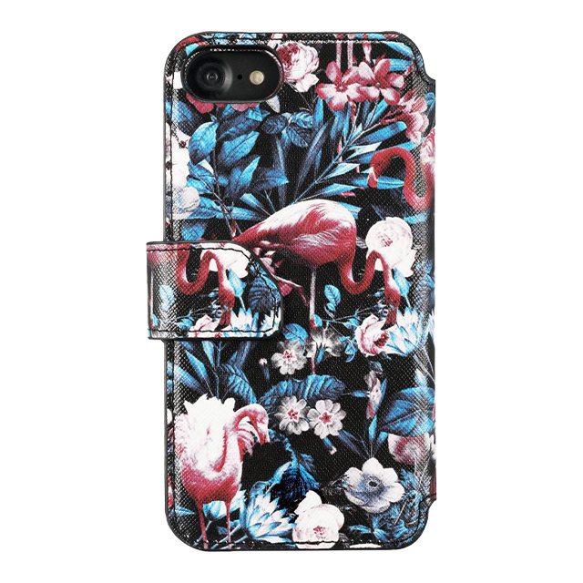 【iPhoneSE(第3/2世代)/8/7/6s/6 ケース】Stockholm セパレート手帳型ケース (Flamingo Garden)サブ画像