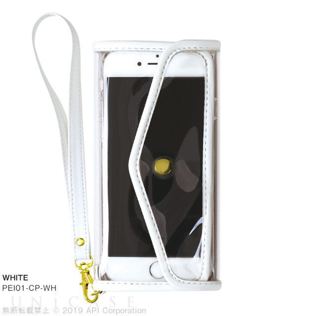 【iPhoneSE(第3/2世代)/8/7/6s/6 ケース】CLEAR POUCH (WHITE)