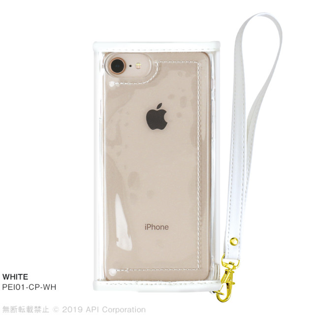 【iPhoneSE(第3/2世代)/8/7/6s/6 ケース】CLEAR POUCH (WHITE)サブ画像