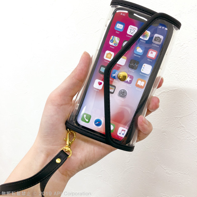 【iPhoneXS/X ケース】CLEAR POUCH (WHITE)サブ画像