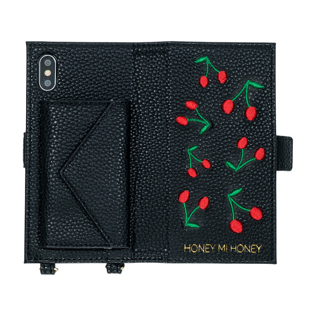 【iPhoneXS/X ケース】cherry book iPhone case (BLK)サブ画像
