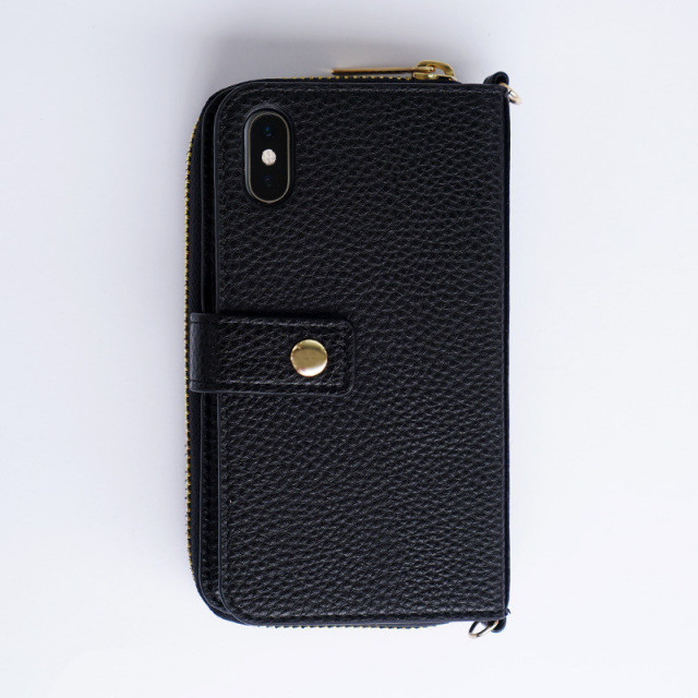 【iPhoneXS/X ケース】plate logo book wallet case (BLK)サブ画像