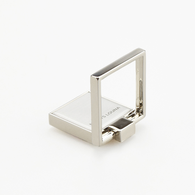 Square Smart Phone Ring (Silver Silver)サブ画像