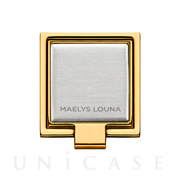 Square Smart Phone Ring (Gold Si...