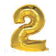 NUMBER BALLOON (GOLD2)