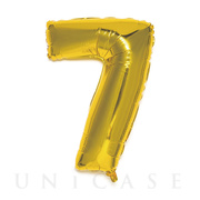 NUMBER BALLOON (GOLD7)
