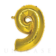 NUMBER BALLOON (GOLD9)