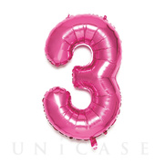 NUMBER BALLOON (PINK3)