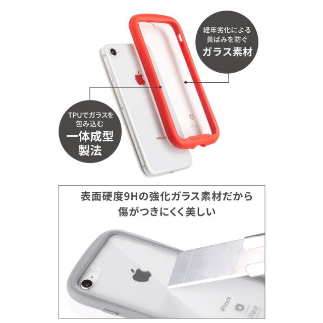 【iPhoneSE(第3/2世代)/8/7 ケース】iFace Reflection強化ガラスクリアケース (レッド)goods_nameサブ画像