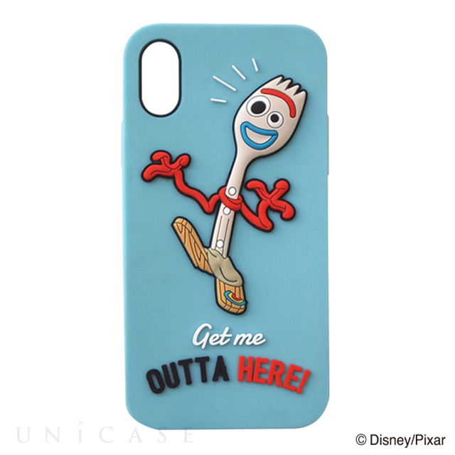 【iPhoneXS/X ケース】TOY STORY4 SILICONE iPhone Case (BL)