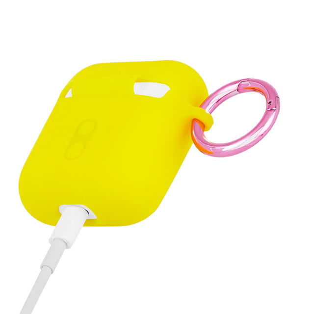 【AirPods(第2/1世代) ケース】Hook Ups Case＆ Neck Strap (Lemon Lime)サブ画像
