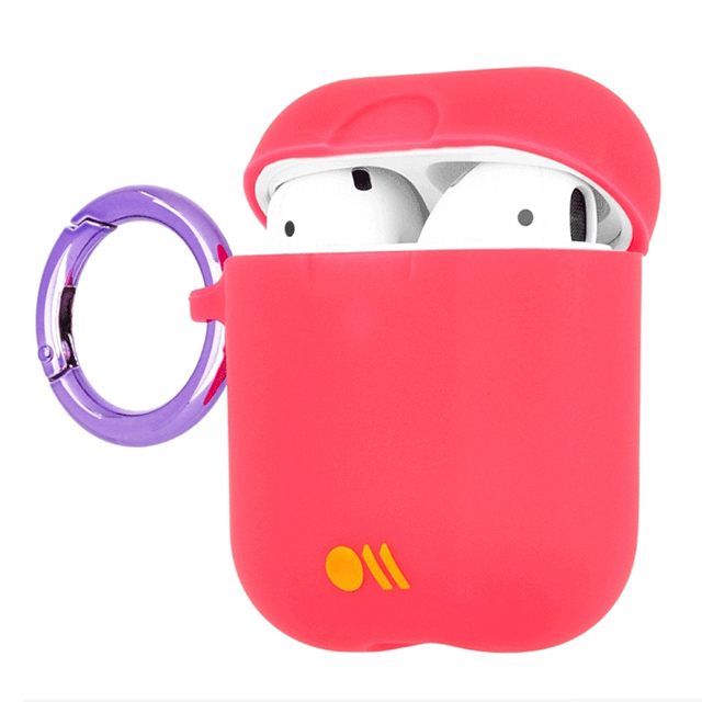 【AirPods(第2/1世代) ケース】Hook Ups Case＆ Neck Strap (Living Coral Light Pink)サブ画像