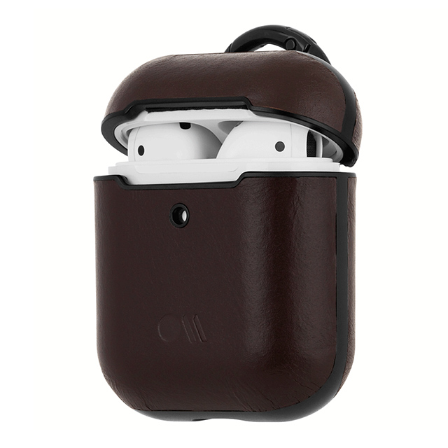 【AirPods(第2/1世代) ケース】Hook Ups Case＆ Neck Strap - Leather - (Brown)サブ画像