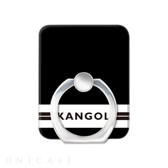 KANGOL スマホリング [KANGOL LINE(BLK)]