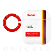 【AirPods(第2/1世代) ケース】Kodak Hook Ups (Kodak Striped Kodachrome Super 8)