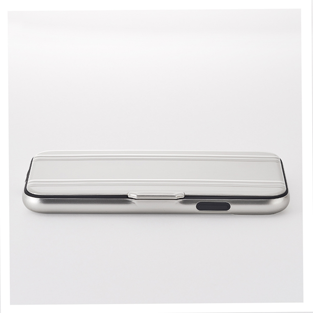 【iPhone11/XR ケース】ZERO HALLIBURTON Hybrid Shockproof Flip case for iPhone11 (Silver)goods_nameサブ画像