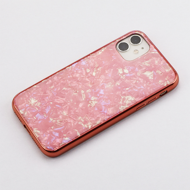 【iPhone11/XR ケース】Glass Shell Case for iPhone11 (pink)サブ画像