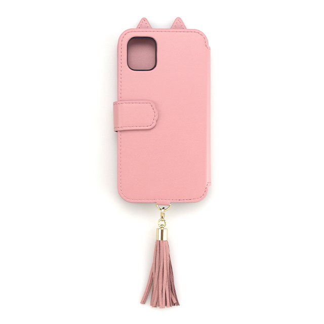 【iPhone11/XR ケース】Tassel Tail Cat Flip Case for iPhone11 (pink)goods_nameサブ画像