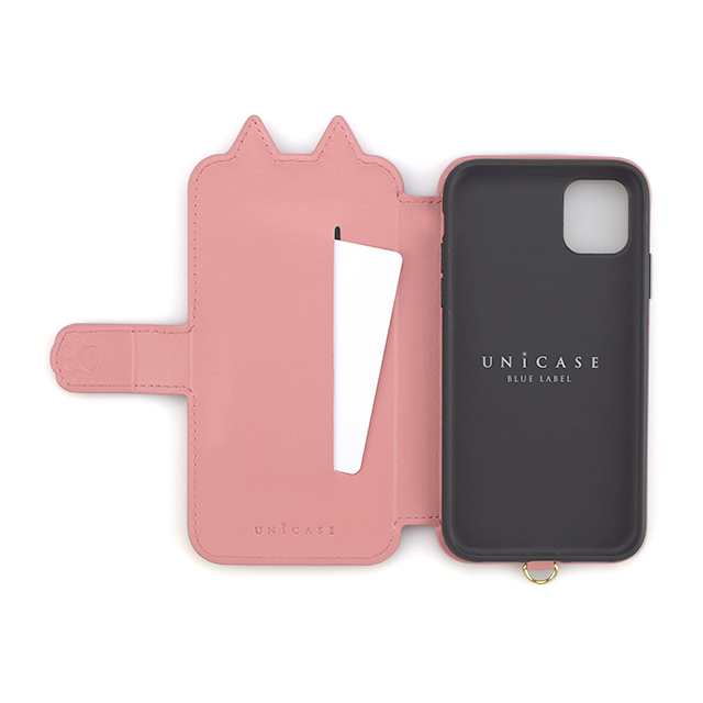 【iPhone11/XR ケース】Tassel Tail Cat Flip Case for iPhone11 (pink)サブ画像