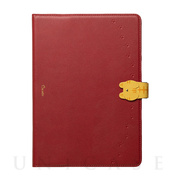 【iPad(9.7inch)(第6世代) ケース】手帳型ケース Cocotte (Red)