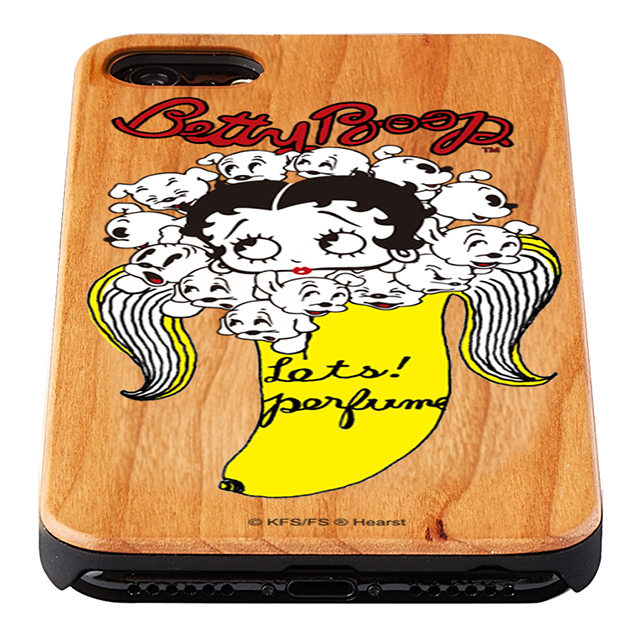 【iPhone8/7/6s/6 ケース】yanagida masami × Betty Boop ウッドケース (パヒューム日和に囁く気まぐれベティー)サブ画像