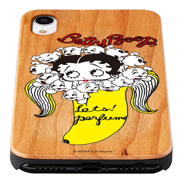【iPhoneXR ケース】yanagida masami × Betty Boop ウッドケース (パヒューム日和に囁く気まぐれベティー)サブ画像