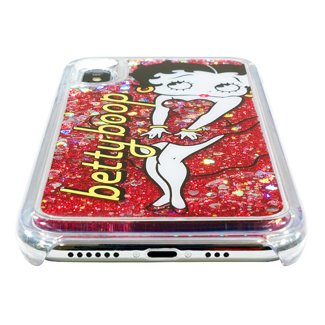【iPhoneXS/X ケース】Betty Boop グリッターケース (Red Dress)サブ画像