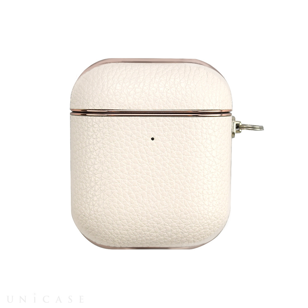 【AirPods ケース】AirPods Case（white leather）
