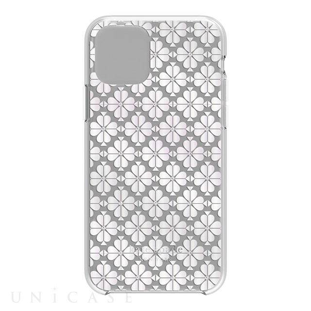 【iPhone11 Pro ケース】Protective Hardshell -SPADE FLOWER pearl foil/CG