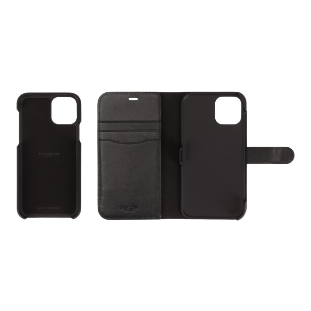 【iPhone11 Pro ケース】LEATHER WALLET CASE (MIDNIGHT BLACK) Leather Foliogoods_nameサブ画像
